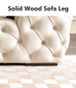 Ebba Velvet Tufted Sofa Singapore | Hand-Tufted Button Craftsmanship Detail | Free Delivery Singapore & Peninsular Malaysia