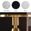 Fernando Marble Side Table Singapore — Side View