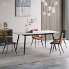Ivory Sintered Stone Dining Table Image 3