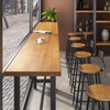 Galen Solid Wood Bar Table Singapore — Main View