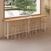 Galen Solid Wood Bar Table Singapore — Side View
