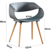 Oda Stool Chair Red | Free Islandwide Delivery | Linear Furnishings Singapore