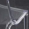 Hanson Transparent Dining Chair Red | Free Islandwide Delivery | Linear Furnishings Singapore