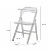 Burr Acrylic Stool Chair Singapore — Detail View