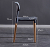 Asmund Dining Chair Orange | Free Islandwide Delivery | Linear Furnishings Singapore