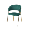 Ouyou Velvet Dressing Chair Singapore — Main View