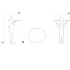Pinocchio Beech Wood Side Table Singapore — Main View