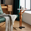 Pinocchio Beech Wood Side Table Singapore — Detail View