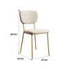 Leylani Velvet Dining Chair velvet Black | Free Islandwide Delivery | Linear Furnishings Singapore