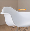Charles PP Plastic Rocking Chair detail 2 — modern style