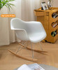Charles PP Plastic Rocking Chair detail 1 — pp (polypropylene) + metal + solid wood