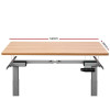 Mila Height Adjustable Study Table Singapore | height-adjustable frame | Scenario C