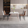 Skylar Sintered Stone Top Dining Table Set Singapore — Side View