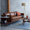 Strand Leather Office Sofa leather Singapore office lounge — SGD 878