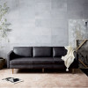 Strand Leather Office Sofa Singapore | L102-224 x W90 x H85cm Dimensions