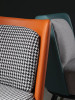 Melton Leather Fabric Dining Chair leather | Free Islandwide Delivery | Linear Furnishings Singapore