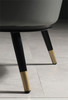 Melton Leather Fabric Dining Chair leather | Free Islandwide Delivery | Linear Furnishings Singapore