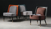 Melton Leather Fabric Dining Chair leather | Free Islandwide Delivery | Linear Furnishings Singapore