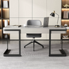 Nils Marble Office Table and Chair Set 1