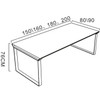 Steen Solid Wood Dining Table Singapore — Room Setting