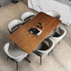 Mitt  Ash Wood Dining Table Singapore — Detail View