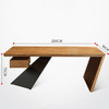 Pine Desk  Wood Modern Dimensions