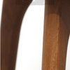 Matt Bar Stool details of solid wood leg