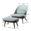 Inar Beech Wood Chair dimension diagram — Singapore