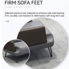 Fabrizio Leather Sofa Singapore | PU or Natural Leather, 1 & 3-Seater Options