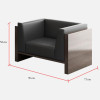 Orvado Office Sofa Set Single Seater Size