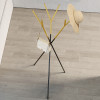 Lynea Metallic Coat Rack Singapore — Side View