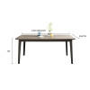 Karson Wooden Dining Table Set Singapore — Main View