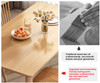 Haruto Solid Wood Dining Table Singapore — Room Setting