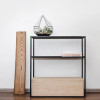 Theodor Wooden Console Table with Multi-Layer Shelves - Featured