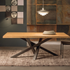 Lennart Solid Wood Dining Table Singapore — Detail View