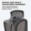 Seat Cushion View Remy Ergonomic Office Chair Singapore | high density foam seat, comfortable padding