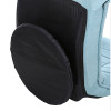 Zuri Linen Rotating Lounge Chair side view 2
