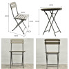 Karter Coffee Table & Chairs Set Singapore — Detail View