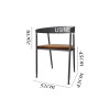 Luca Wooden Coffee  Chairs Set Singapore — Main View