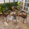 Luca Wooden Coffee  Chairs Set Singapore — Room Setting