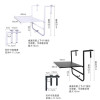 Atlas Metallic Multi-Functional Foldable Table Singapore — Room Setting