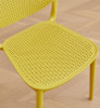 Remi Stackable Dining Chair Yellow | Free Islandwide Delivery | Linear Furnishings Singapore