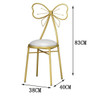 Ingmar Dressing Table Chair with Butterfly-Shaped Backrest dimension diagram — Singapore