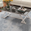 ZELIG Tempered Glass Coffee Table Singapore — Detail View