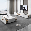 Fortuna Wooden Coffee Table with Drawer Singapore — Detail View