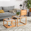 Eiko Wooden Coffee Table Pair Singapore — Main View