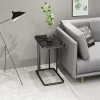 Hodd Metal Marble Tempered Glass Coffee Table / End Table - Open View 2