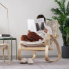 Urara Wooden Rocking Chair side view 1