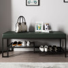Miko Flannel Seating Bench Singapore — Side View