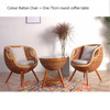 Malakai Coffee Table and Chair (2+1) Set Singapore — Dimensions